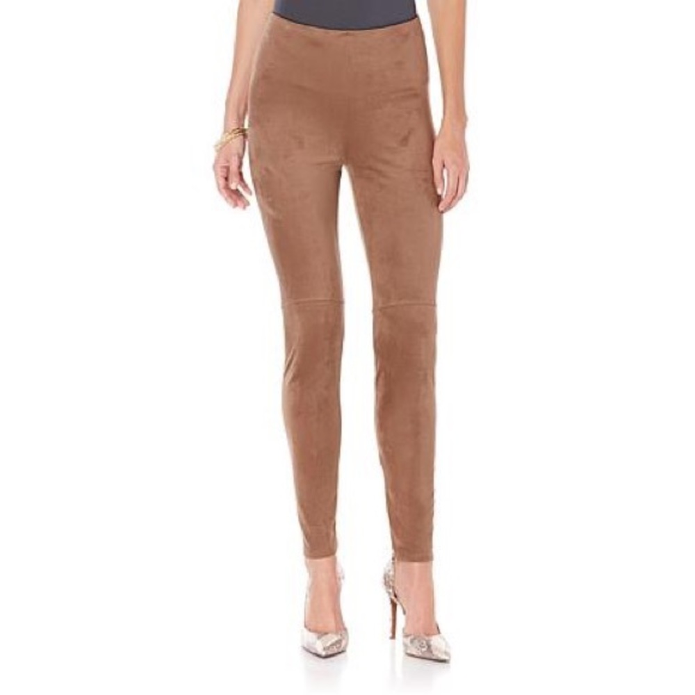 Lysse Suede Leggings in Light Brown! Size M!